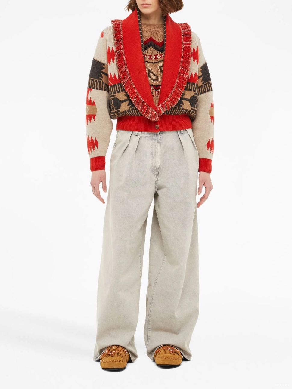 Affordable Women Icon cardigan bomber Alanui jacquard 0716